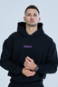 Bluza Oversize Midnight Lavender - Masculinity®